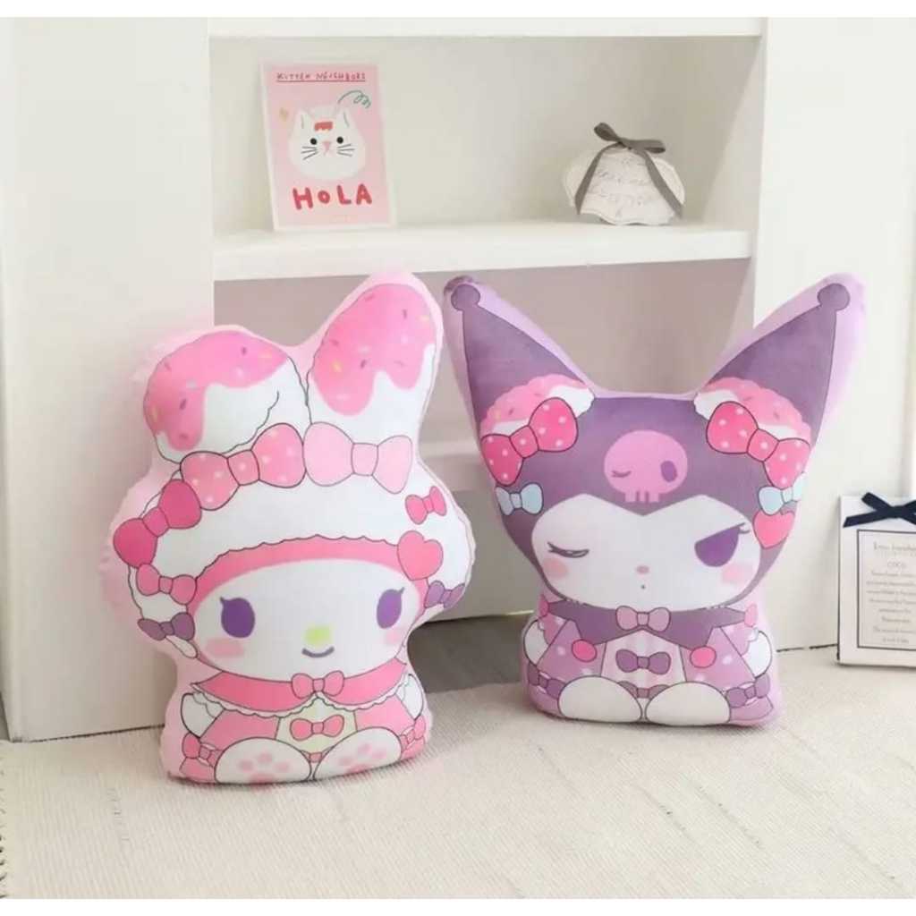 Boneka bantal karakter sanrio kuromi my melody full body bahan yelvo premium