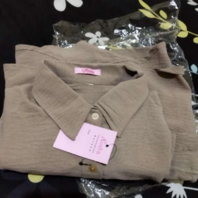 Kemeja Crinkle Airflow jumbo