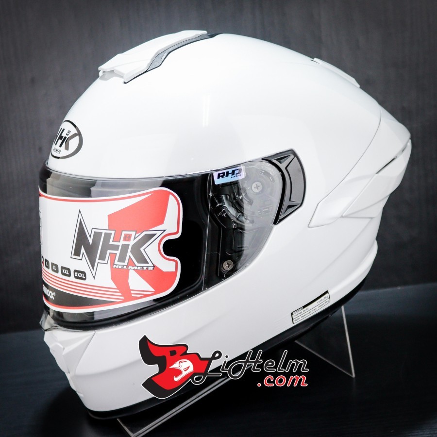 NHK MARK 1 SOLID | STAR WHITE | MARK1 SINGLE VISOR