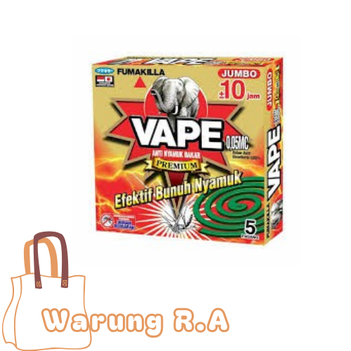 Obat Nyamuk Vape Jumbo Premium isi 5 pasang [Warung R.A]