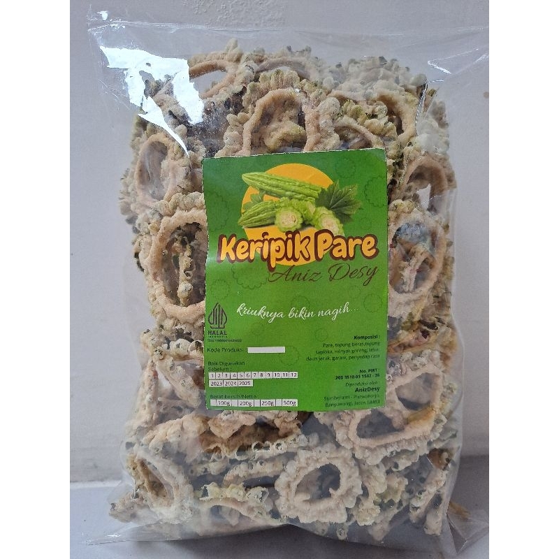 

keripik pare 250g tidak pahit dan renyah