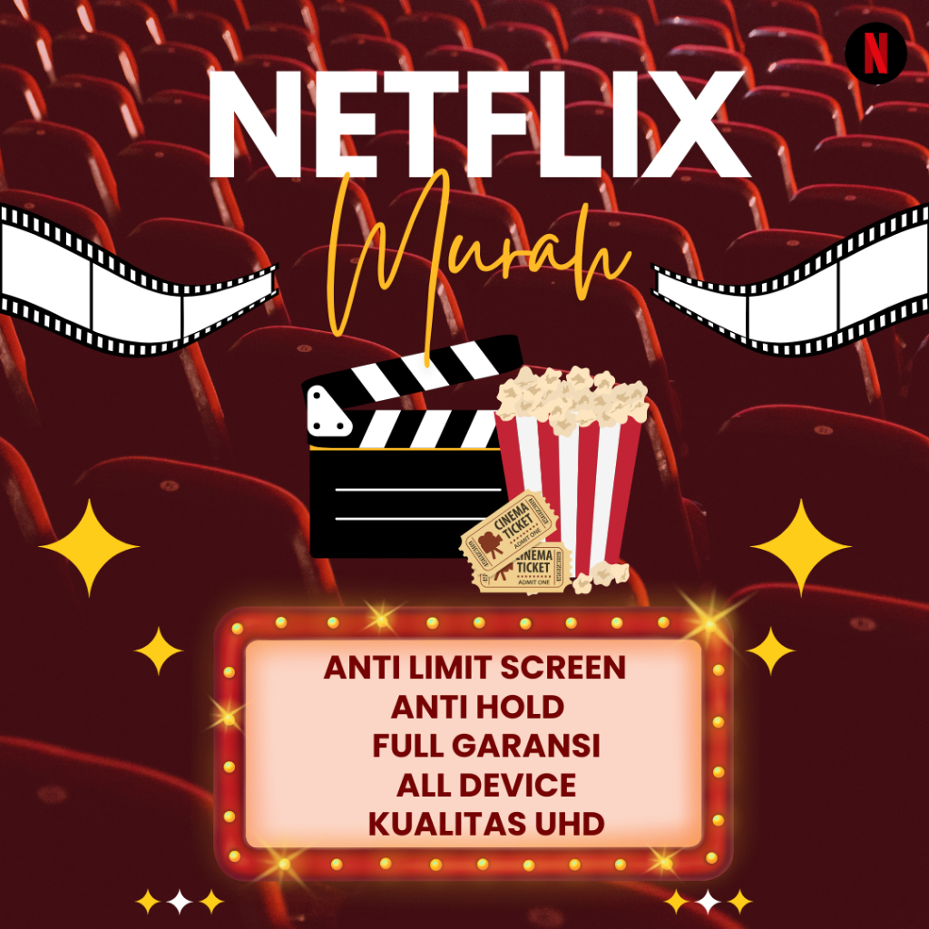 NETFLIXXXX NETFLIX 4K UHD ANTI SCREEN LIMIT PREMIUM FULL GARANSI 100% 1 BULAN