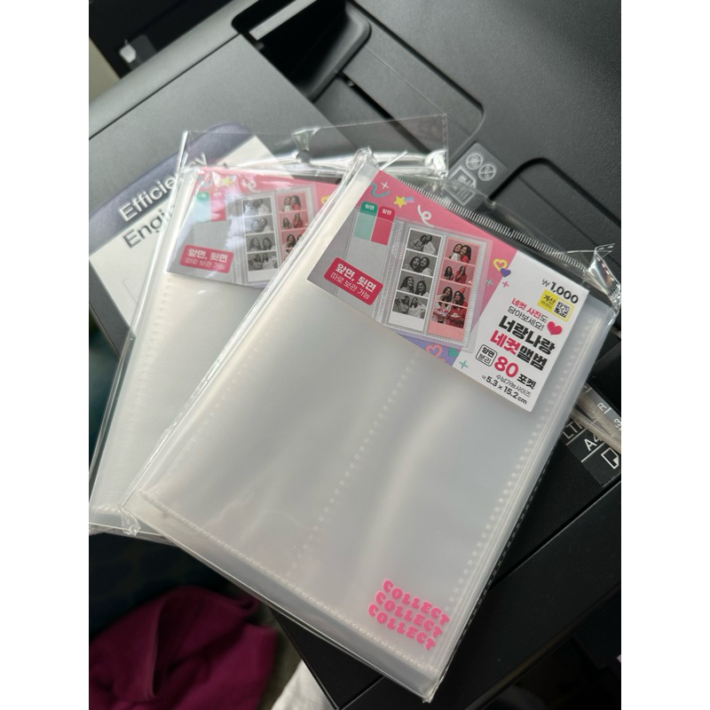 [READY SIAP KIRIM] Photostrip Binder Collection Book Kolbuk 4cut daiso transparan album daiso