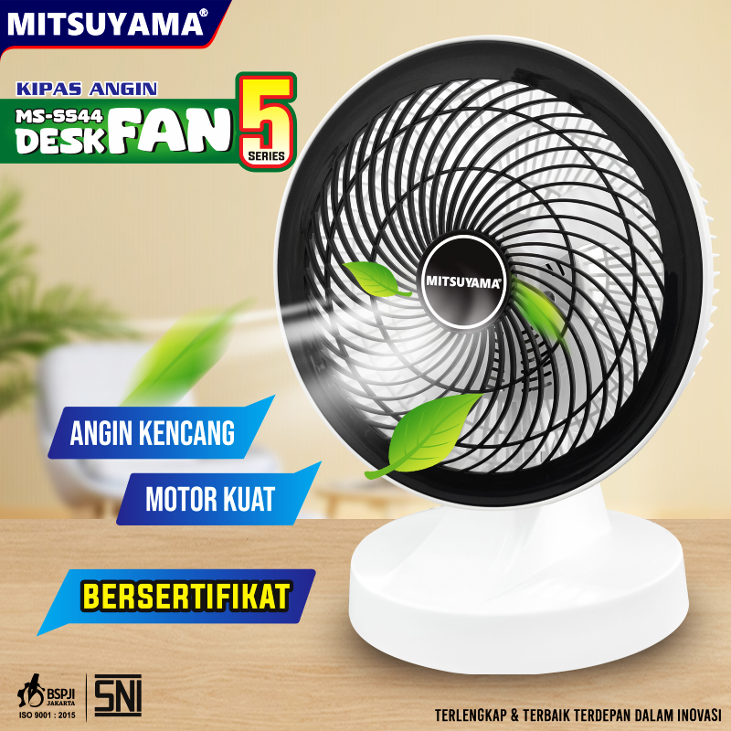 KIPAS ANGIN MEJA 10 INCH MITSUYAMA DESK FAN 10 INCH KIPAS ANGIN DUDUK 10 INCH KIPAS ANGIN SUPER KENC