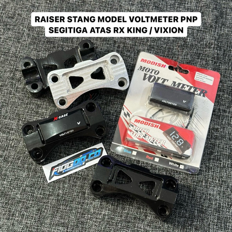 RAISER VOLTMETER RXKING VIXION RAISER STANG VOLTMETER PNP RXKING / VIXION RAISER STANG SET VOLTMETER