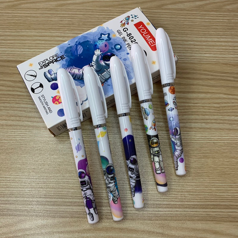 

[1 PCS] PULPEN / BOLPEN / BOLPOINT YOUMEI ASTRONOT 0.5 GEL PEN HITAM