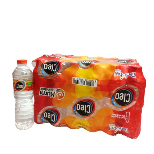 

Cleo Kemasan Pack 550ml x 24 Botol