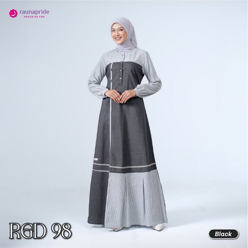Gamis RGD 98 BLACK by RAUNA