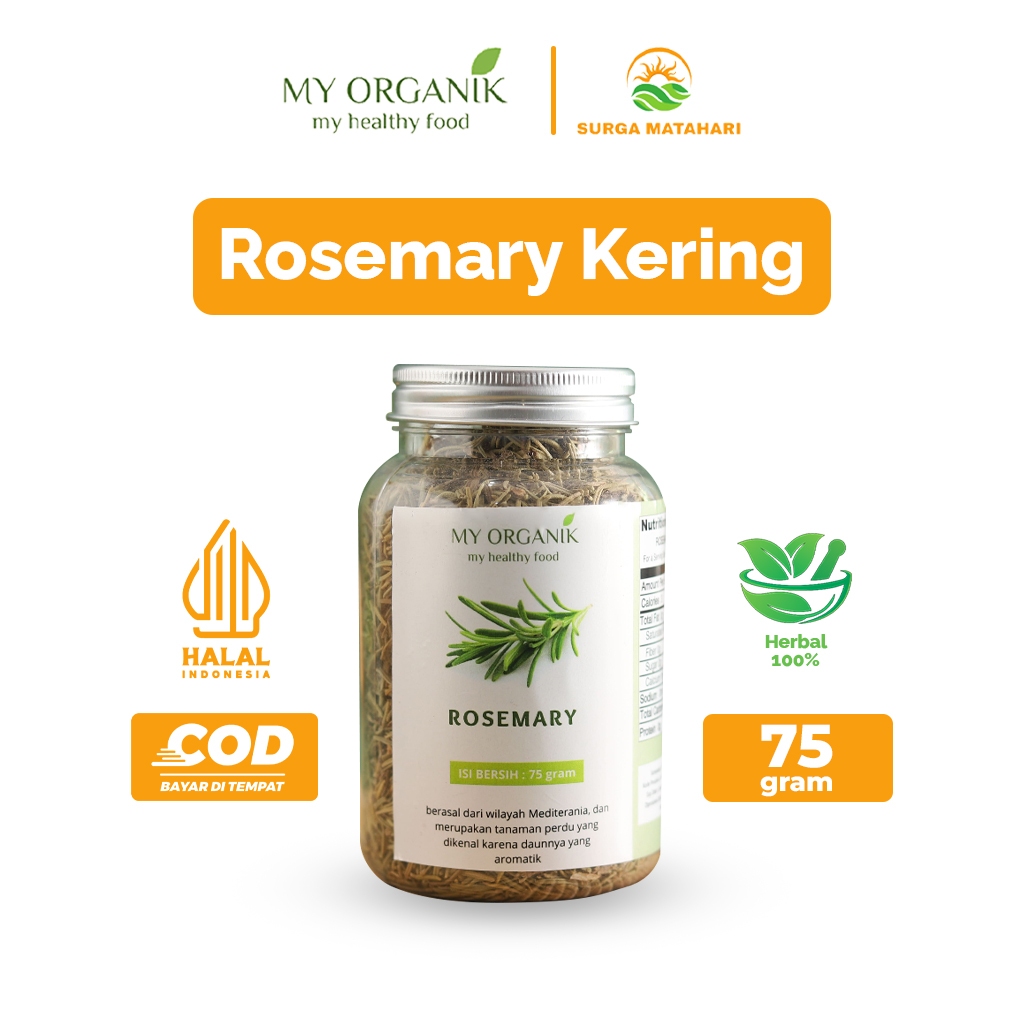 

My Organik Daun Rosemary Premium Quality Rosemary Dried Rosemary Kering Organik Rosemary Bubuk Kering