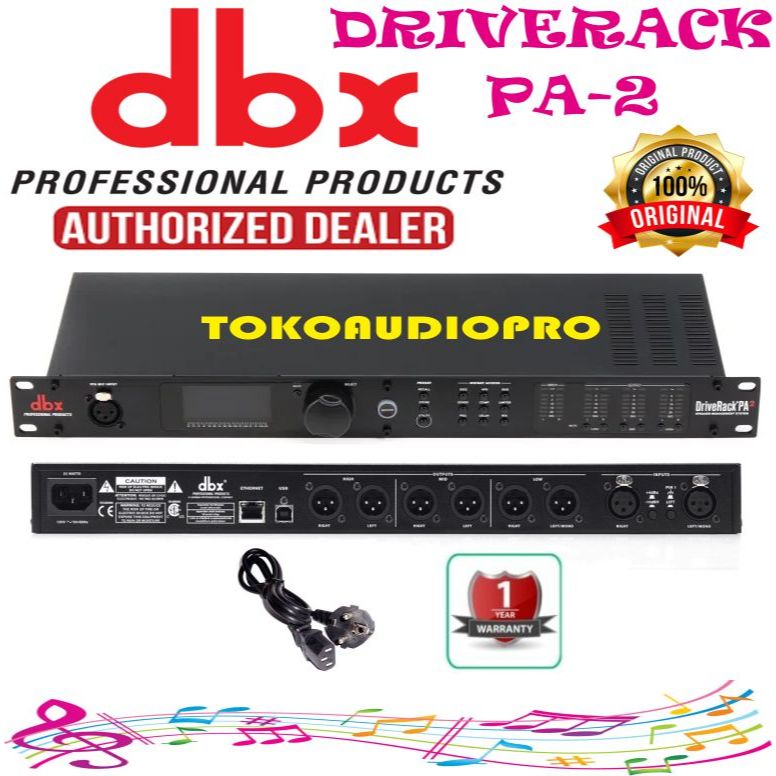 DLMS DBX Driverack PA2 Digital Speaker Management Original PA-2