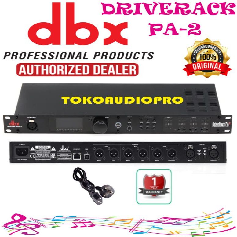 DLMS DBX Driverack PA2 Digital Speaker Management Original