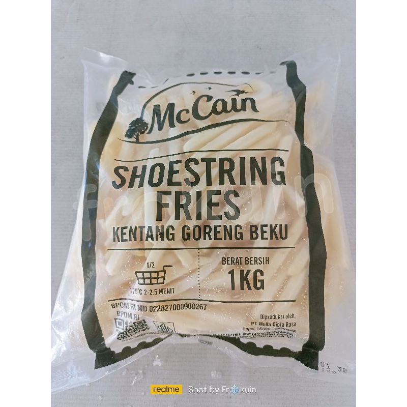 

Mc Cain shoestring kentang 1kg - Frozen Food Murah