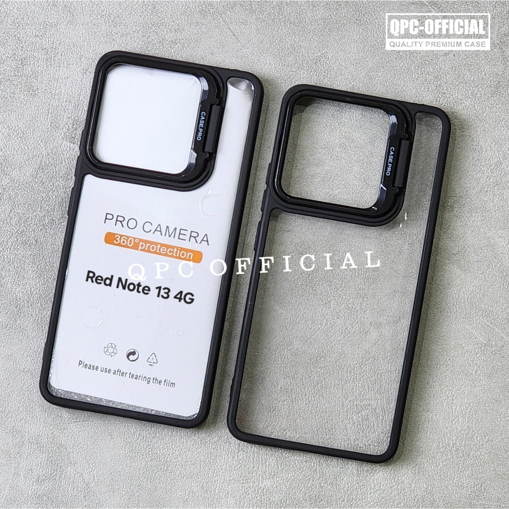 Case Standing Ring Kamera Bracket Case Redmi Note 13 4G Redmi Note 13 Pro 4G Redmi Note 13 Pro 5G Re
