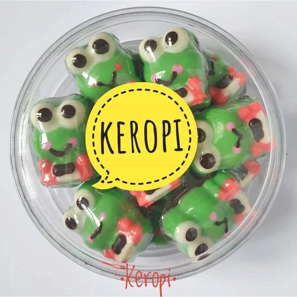 

Cokelat Karakter Keropi 200gr Toples - Cokelat Praline Enak