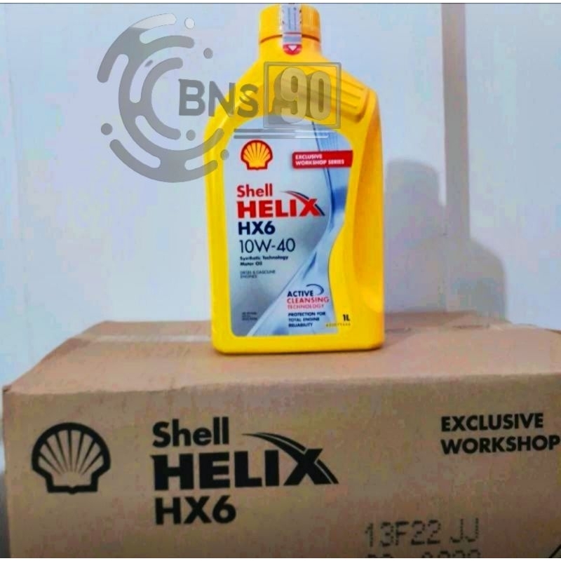 Oli SHELL HX 6 10W-40 1 Liter