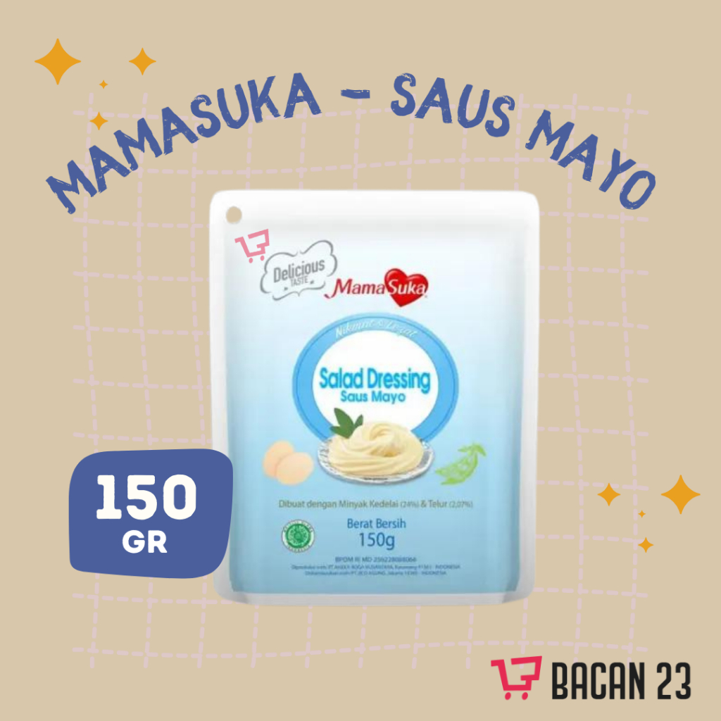

Mamasuka Saus Mayo (150gr) Salad Dressing Mayonais