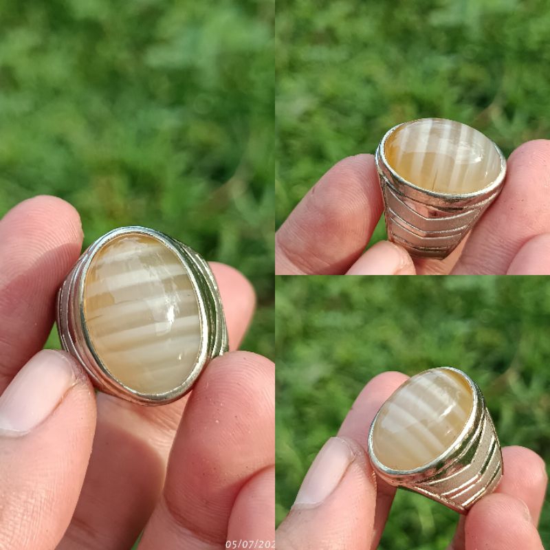 BATU  SULAIMAN GARIS  |  BATU AKIK NATURAL ASLI