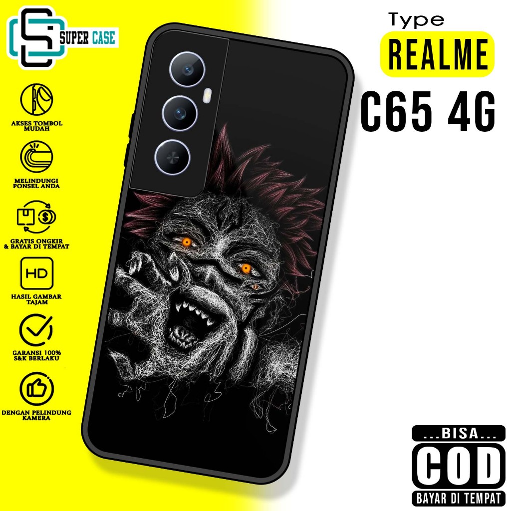 Case Hp For REALME C65 4G PEN SoftCase Glossy casing Handphone Silikon Glass