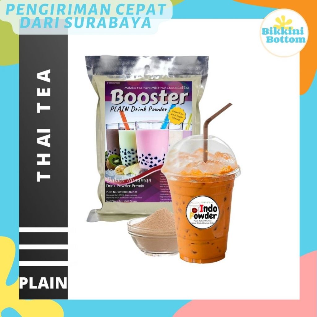 

Bubuk Minuman THAI TEA 1 KG PLAIN/Bubuk THAI TEA 1 KG /Bubuk THAI TEA PLAIN INDOPOWDER BOOSTER PLAIN