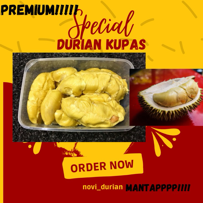 

DURIAN KUPAS || PREMIUM || BERGARANSI ||