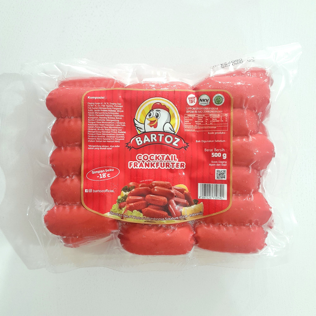 

BARTOZ sosis cocktail merah 500gr