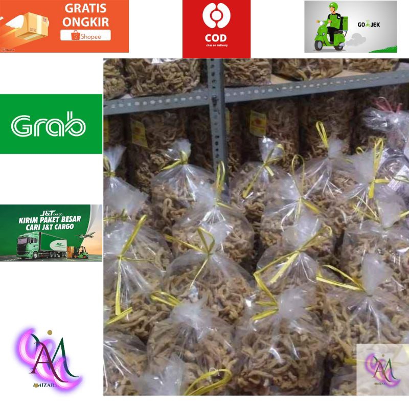 

kripik usus kemasan 2 kg paket reseller