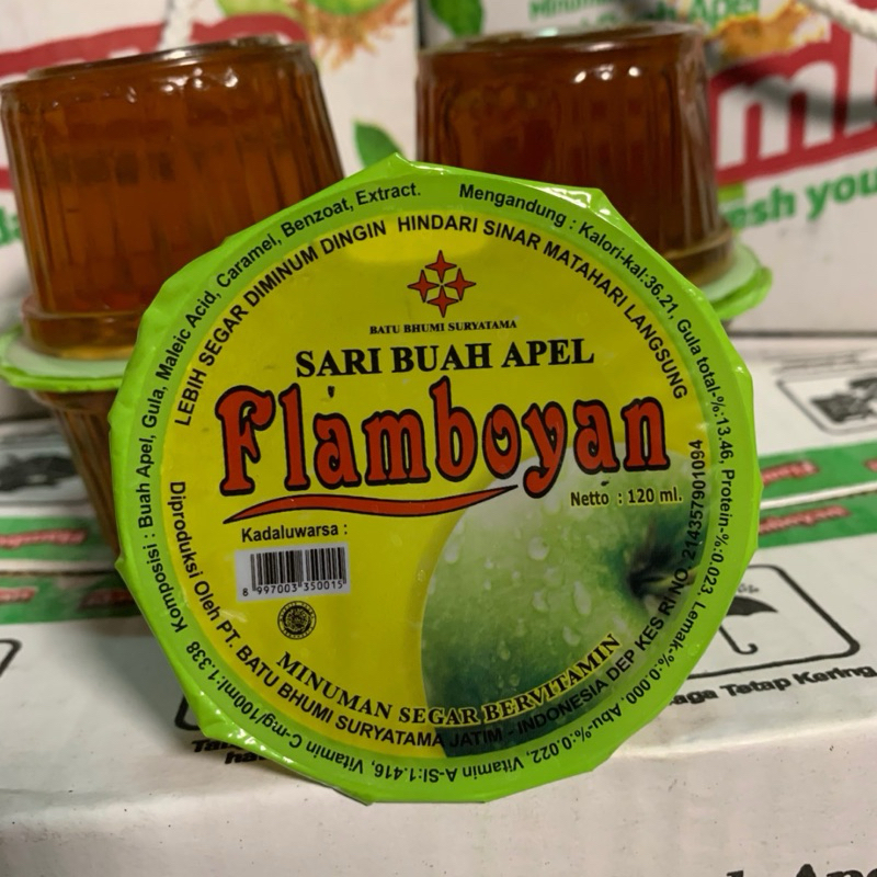 

Sari Apel Flamboyan Isi 24pcs | Minuman Sari Apel Isi 24 | Sari Apel Malang | Minuman Rasa Apel Isi 24 | Sari Apel Murah