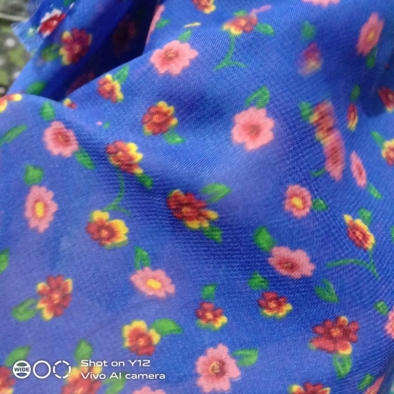 kain sifon motif//kain sifon meteran//kain meteran//harga persetengah meter