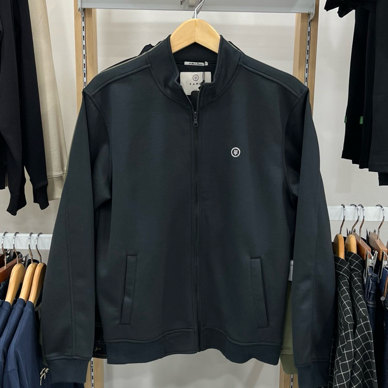 Famo Jaket Bomber Simple Logo Terbaru Original
