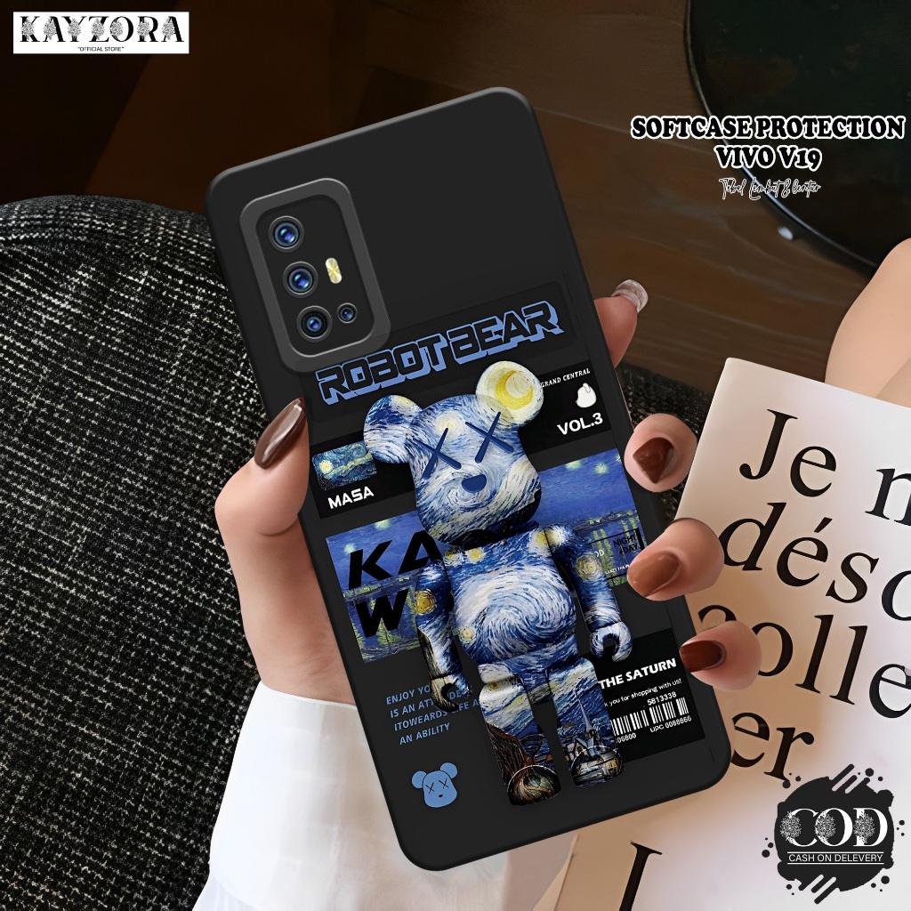 Case Hp VIVO V19 Terbaru - KAYZORA - Fashion Case Kartun - Softcase VIVO V19 - Pro Camera - Casing V