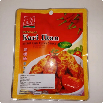 

A1 Instan Fish Curry Sauce 200gr / Perencah Kari Ikan [BB]