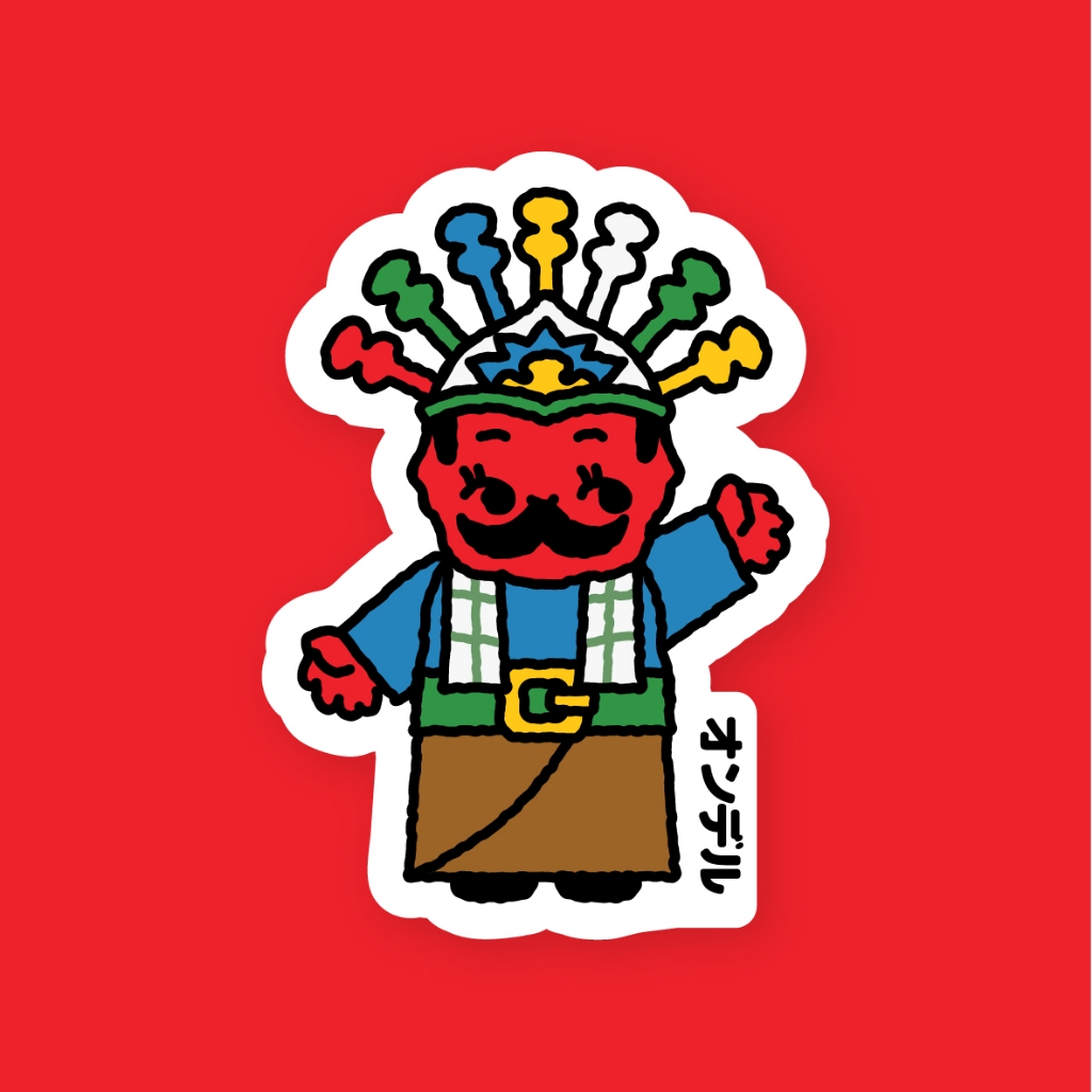 

Sticker Kewpie Ondel Babeh
