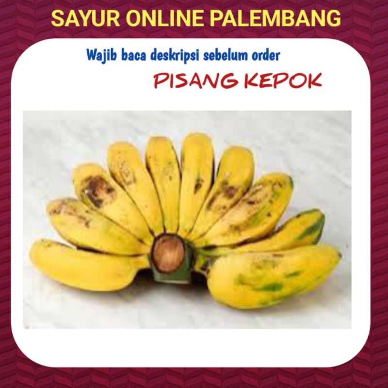 

Pisang Kepok Per Sisir - Sayur Segar Online Palembang