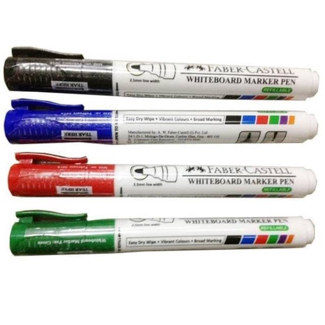 

PROMO MENARIK Spidol White Board Marker Faber Castell Refillable