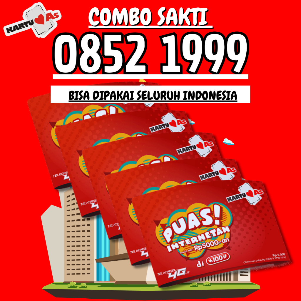 Kartu As original combo sakti seri 1999