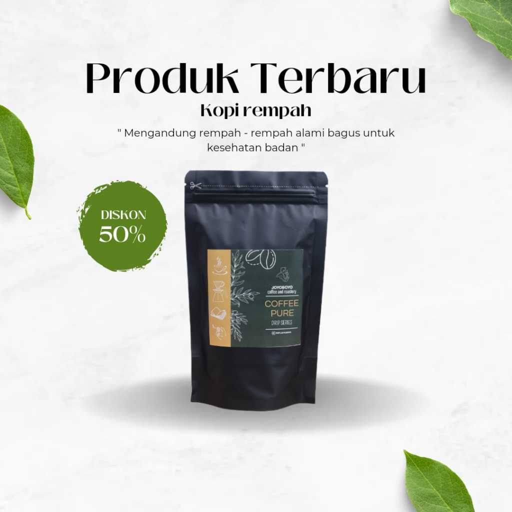 

KOPI REMPAH JOYOBOYO BAGUS UNTUK KESEHATAN MENAMBAH IMUNITAS DI DESAIN DENGAN DOSIS KAFEIN KECIL 5% MAMPU ATASI MASALAH INSOMNIA DAN AMAN UNTUK PENDERITA LAMBUNG