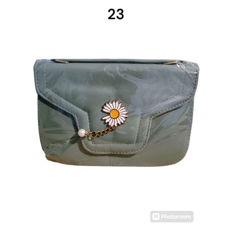 flowergreen/ Tas selempang wanita/Tali panjang/Tali pendek