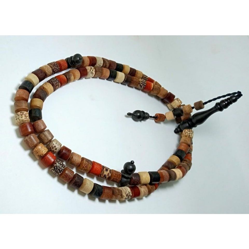 Tasbih Muslim Kayu Kombinasi 9 Kayu Bertuah