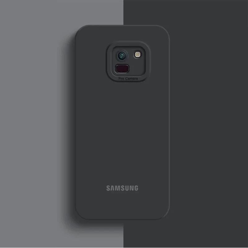 SLICON/CASE FULL BLACK SAMSUNG J6 J6 PLUS J6 2018 A6 PLUS A6 2018 J8 2018 TPU CANDY CASE PRO PELINDU