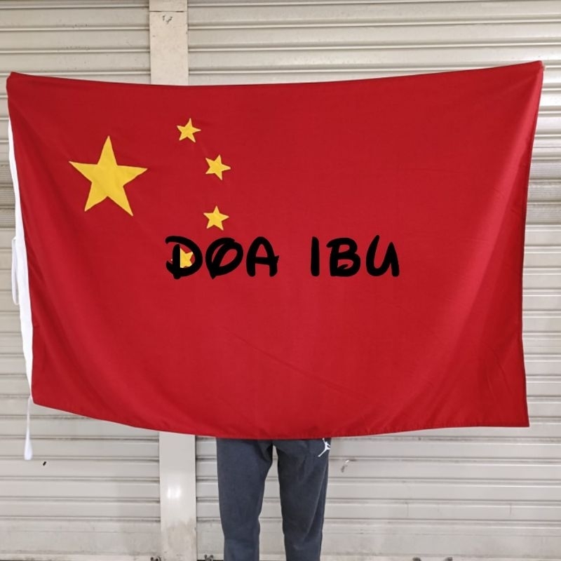 

best seller custom bendera negara CHINA aplikasi bahan tisu uk. 100cm x 150cm