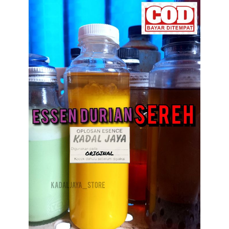 ESSEN OPLOSAN IKAN MAS DURIAN KAWENI SUSU 30 ML//ESSEN KADAL JAYA