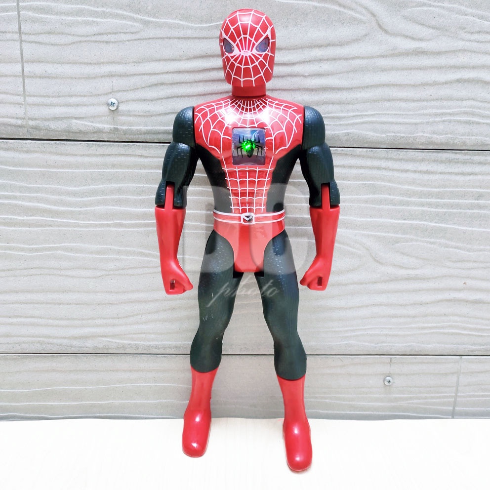 MURMER Mainan Robot SPIDERMAN Besar Lampu Dan Suara