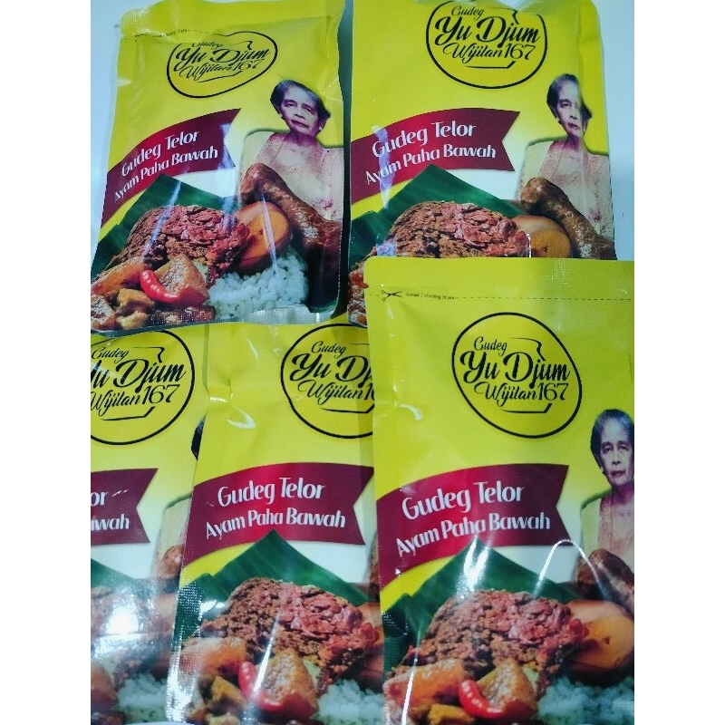 

Gudeg yu Djum gudeg telor ayam paha bawah