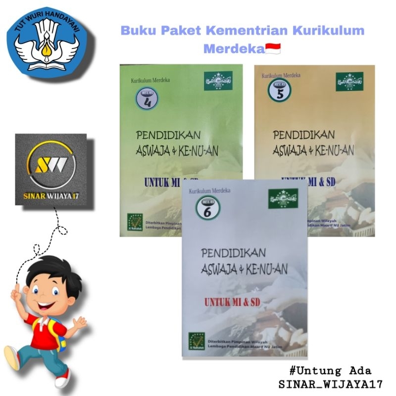 Buku Paket Aswaja Dan Ke NU An Kelas 4.5.6 Sd/Mi Kurikulum Merdeka