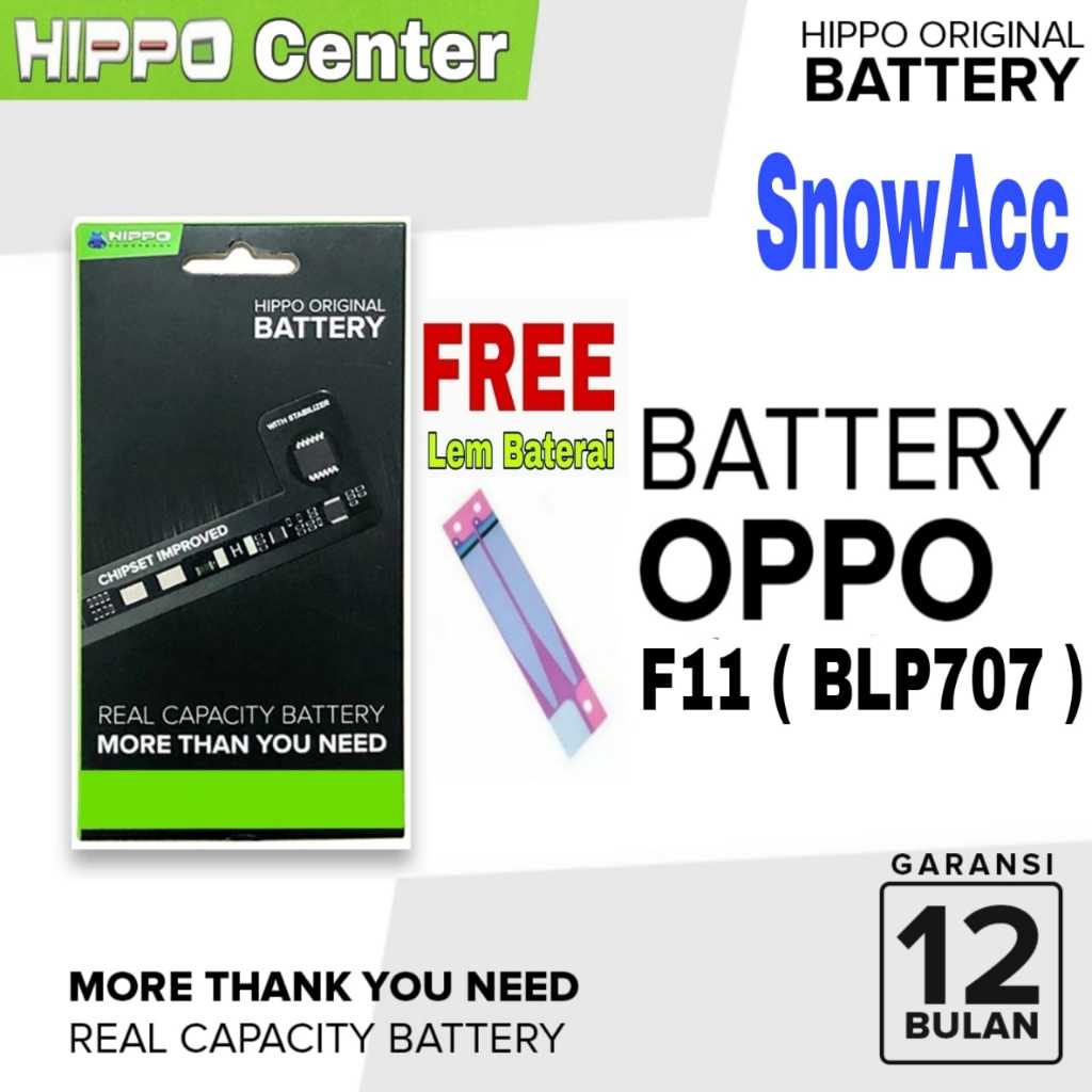 Hippo Baterai Oppo F11 Battery BLP707 / BLP-707 / BLP 707