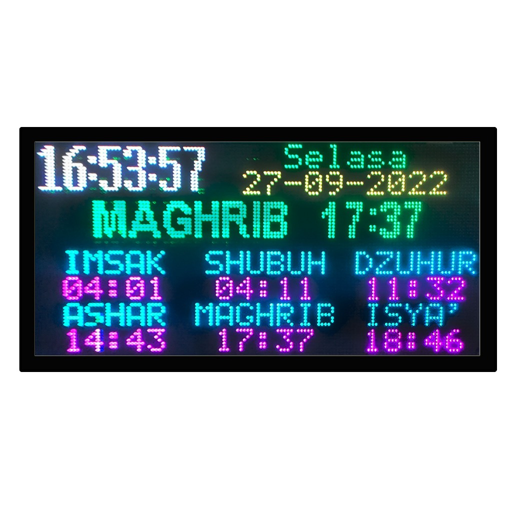 Controller Papan Informasi Masjid 2x2 p5