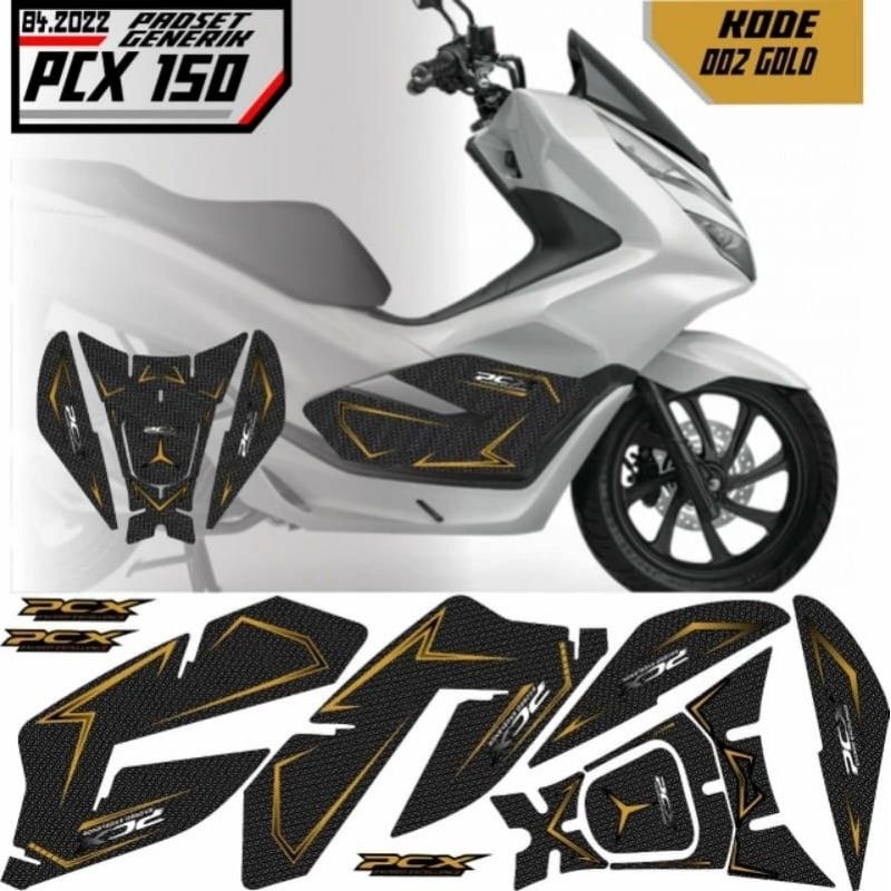 Bisa COD Stiker PCX 160 motif carbon Tankpad PCX pelindung body motor Honda PCX new