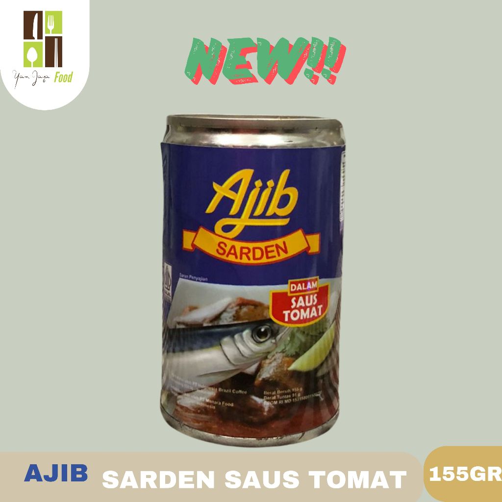 

Ajib Bandeng Saus Tomat / Sarden Ikan Bandeng Kaleng Kemasan 155gr