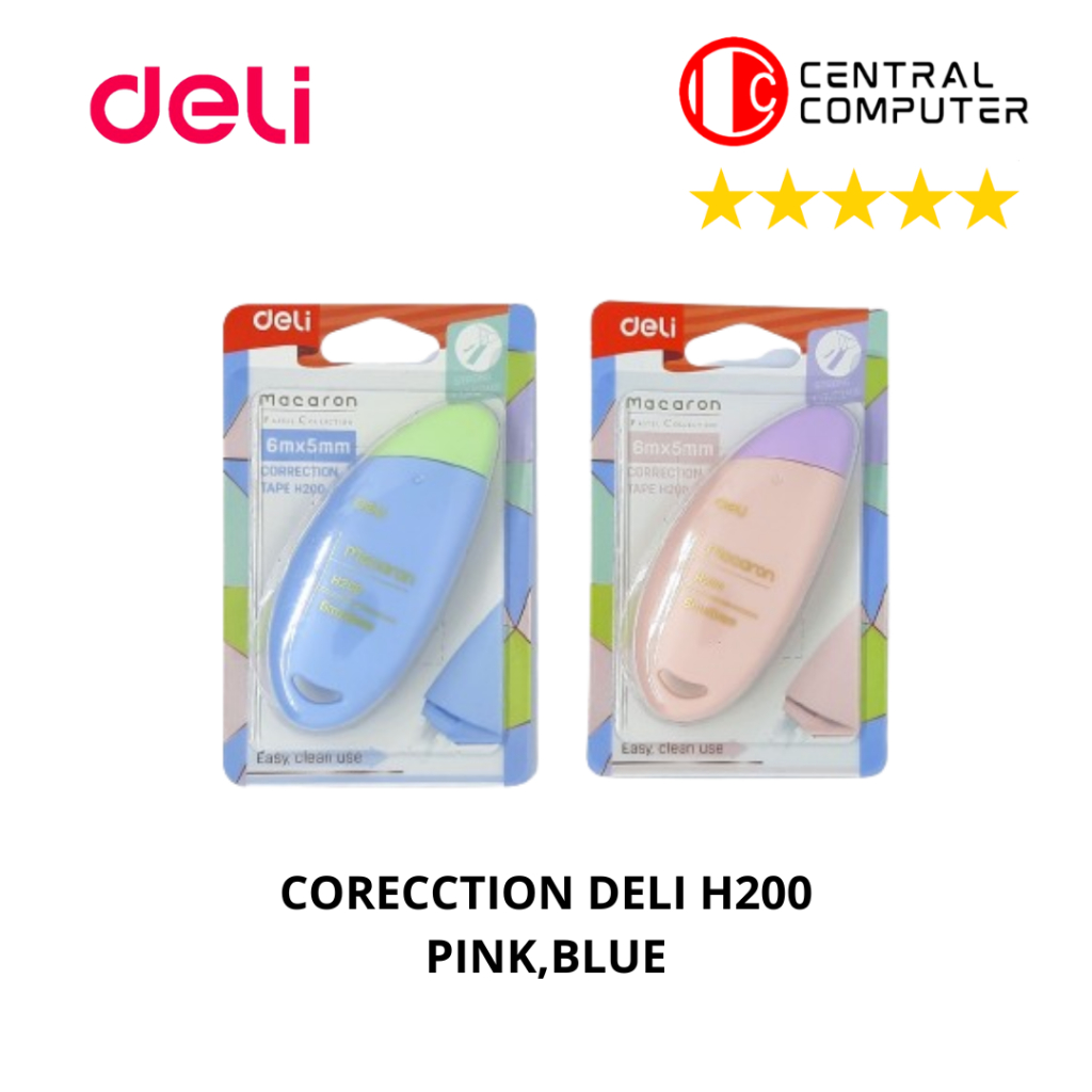 

DELI - Correction Tape Desain Ergonomis 5mm 6m