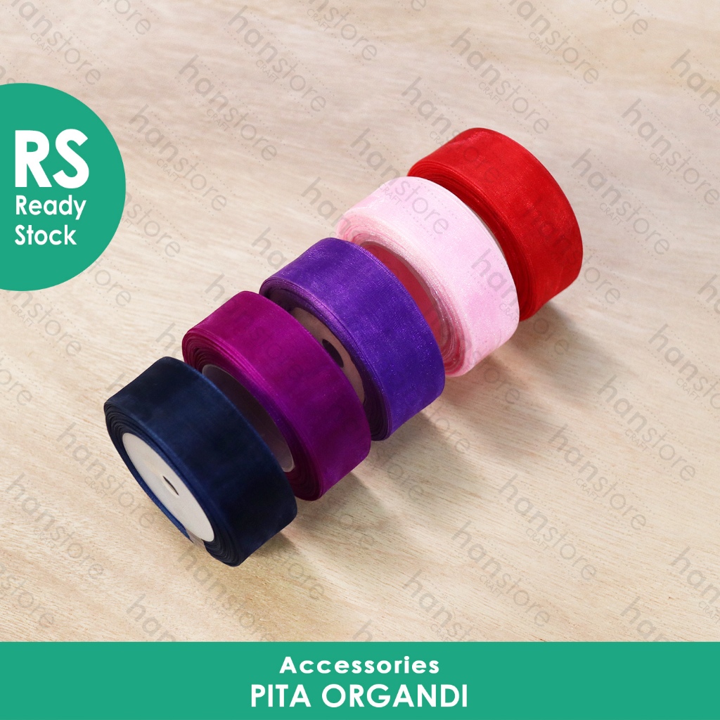 

RS 1 Roll Pita Organdi 2,5 cm / 1 inch